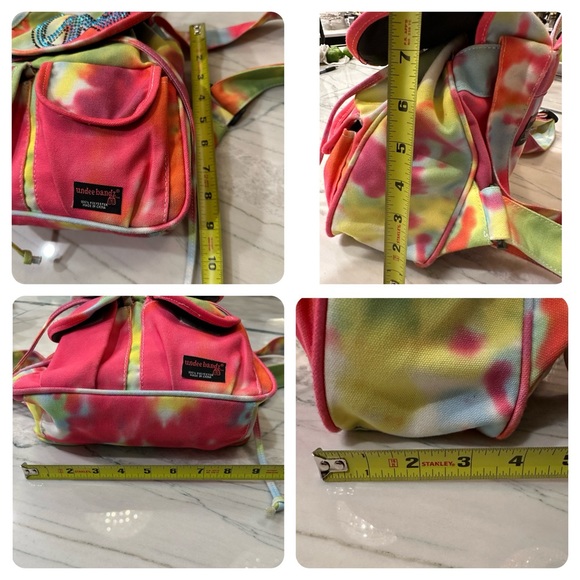 Adorable Undee Bandz Peace Tie Dye Mini Backpack - Picture 14 of 15
